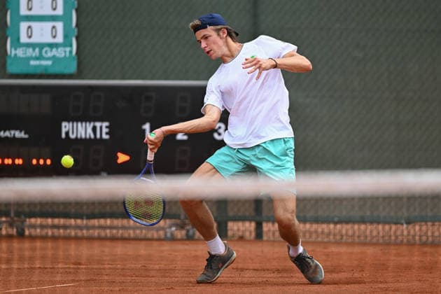 Niels McDonald GER 07.08.2026 ¢ Tennis ¢ 1. Bundesliga Herren, TC Bredeney vs TK GW Mannheim, Tennis Club Bredeney, Essen, NRW Germany