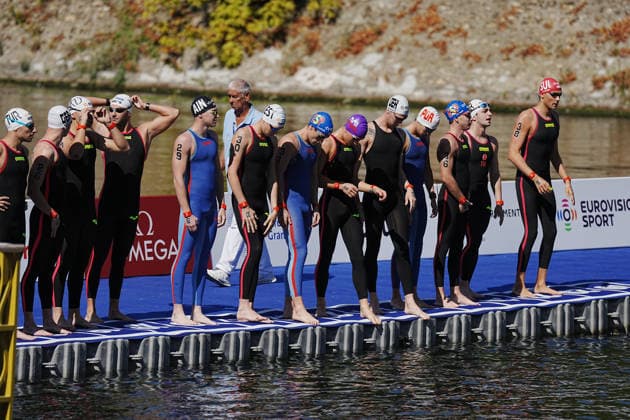 Men s 3km Knockout Sprint at the European Aquatics Championships Paris 2026, Paris, August 07, 2026 .  Copyright: xGianxMattiaxD Alberto LaPressex
