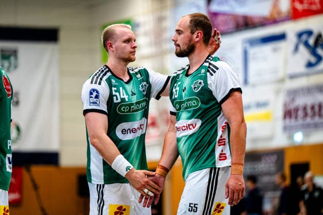 07.08.2026, xdobgx, Handball Heide-Cup 2026, TSV Hannover-Burgdorf - Mors Thy Handball v.l. Justus Fischer (TSV Hannover-Burgdorf, 54) Tim Zechel (TSV Hannover-Burgdorf, 55)