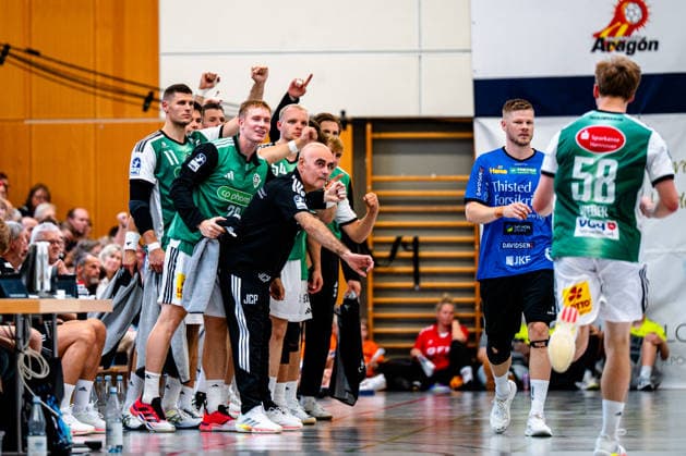 07.08.2026, xdobgx, Handball Heide-Cup 2026, TSV Hannover-Burgdorf - Mors Thy Handball v.l. Jubel, Torjubel, jubelt ueber das Tor, celebrate the goal, celebration, Daniel Weber (TSV Hannover-Burgdorf, 58)