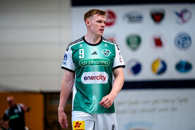 07.08.2026, xdobgx, Handball Heide-Cup 2026, TSV Hannover-Burgdorf - Mors Thy Handball v.l. Vilhelm Poulsen (TSV Hannover-Burgdorf, 9) Portrait, Portraet, Einzelbild