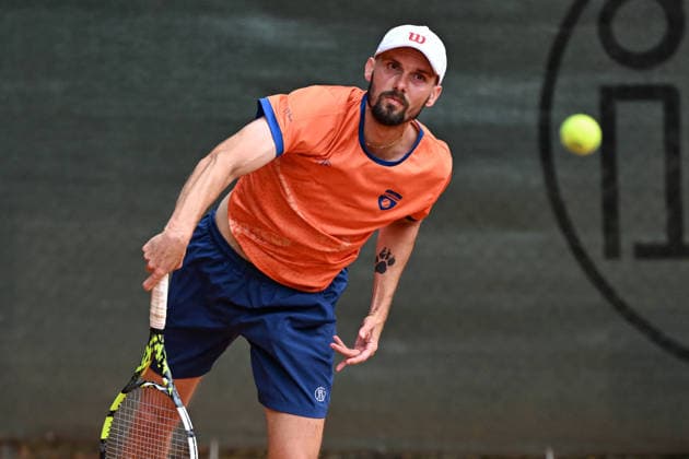 Oscar Otte GER 07.08.2026 ¢ Tennis ¢ 1. Bundesliga Herren, TC Bredeney vs TK GW Mannheim, Tennis Club Bredeney, Essen, NRW Germany