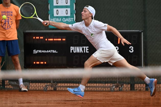 Max Schönhaus GER 07.08.2026 ¢ Tennis ¢ 1. Bundesliga Herren, TC Bredeney vs TK GW Mannheim, Tennis Club Bredeney, Essen, NRW Germany