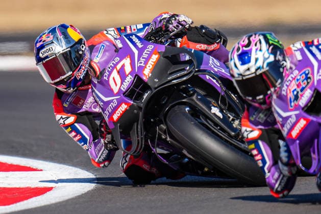 Toprak RazgatlÄ±oglu (Turkey) of the Prima Pramac Yamaha MotoGP ( 7) during Practice at Round 12 of the 2026 Qatar Airways Grand Prix of Great Britain at Silverstone Circuit, Towcester, England on the 7 August 2026.  Copyright: xDavidxHornx PMI-7310-0056