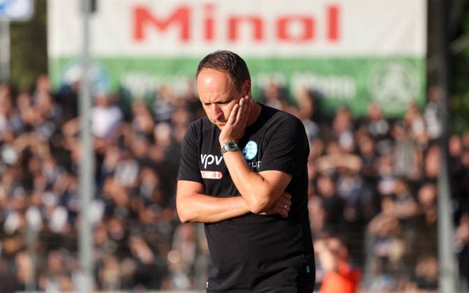 07.08.26 Stuttgarter Kickers - SSV Ulm 1846 Deutschland, Stuttgart, 07.08.2026, Fussball, Regionalliga Südwest, Saison 2026 2027, Stuttgarter Kickers- SSV Ulm 1846: Holger Bachthaler (Trainer Stuttgarter Kickers).