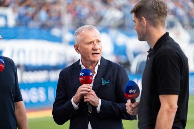 07.08.2026, GER Deutschland, Fussball, Saison 2026 2027, 2. Bundesliga, 1. Spieltag: VfL Bochum vs Hertha BSC Berlin Dr. Peter Görlich (Geschäftsführer Hertha BSC Berlin) im Interview vor derm Spiel Bochum Vonovia Ruhrstadion Nordrhein Westfalen Deutschland Copyright: xnordphotoxGmbHx xSchulzex