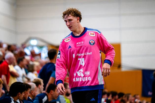 07.08.2026, xdobgx, Handball Heide-Cup 2026, HSV Hamburg - HOJ Elite v.l. Leon Nowottny (Handball Verein Hamburg, 74) Portrait, Portraet, Einzelbild Schneverdingen