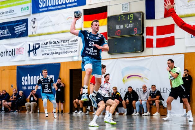 07.08.2026, xdobgx, Handball Heide-Cup 2026, HSV Hamburg - HOJ Elite v.l. Moritz Sauter (Handball Verein Hamburg, 33) beim Wurf, in action, throwing Schneverdingen