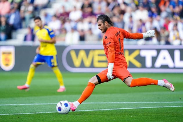 2026-08-07 SC Cambuur v Excelsior LEEUWARDEN, NETHERLANDS - AUGUST 7: Stijn van Gassel of Excelsior Rotterdam during the VriendenLoterij Eredivisie match between SC Cambuur and Excelsior at Kooi Stadion on August 7, 2026 in Leeuwarden, Netherlands. Leeuwarden Kooi Stadion Netherlands Content not available for redistribution in The Netherlands directly or indirectly through any third parties. Copyright: xAndrexWeeningx