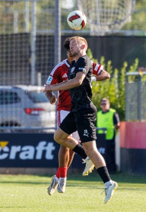 07.08.2026 - Fussball - Saison 2026 2027 - Regionalliga Bayern - 03. Spieltag: 1. FC Nürnberg FCN II ( Club ) - TSV Buchbach - DaMa - xdaxmax - Tobias Sztaf (28, TSV Buchbach ) Kirubel Taye (30, 1. FC Nürnberg FCN II )