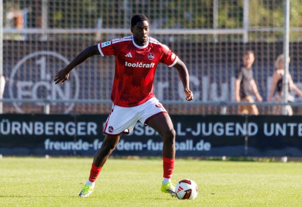 07.08.2026 - Fussball - Saison 2026 2027 - Regionalliga Bayern - 03. Spieltag: 1. FC Nürnberg FCN II ( Club ) - TSV Buchbach - DaMa - xdaxmax - Farid Maboa Dibamba (49, 1. FC Nürnberg FCN II )