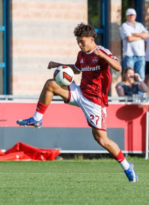 07.08.2026 - Fussball - Saison 2026 2027 - Regionalliga Bayern - 03. Spieltag: 1. FC Nürnberg FCN II ( Club ) - TSV Buchbach - DaMa - xdaxmax - Justin von der Hitz (27, 1. FC Nürnberg FCN II )