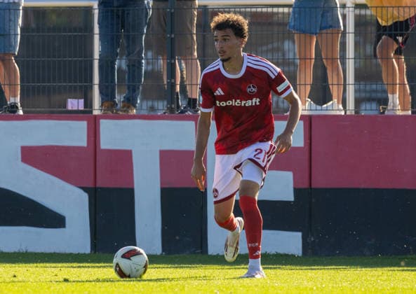 07.08.2026 - Fussball - Saison 2026 2027 - Regionalliga Bayern - 03. Spieltag: 1. FC Nürnberg FCN II ( Club ) - TSV Buchbach - DaMa - xdaxmax - Nizar Üstel Uestel (21, 1. FC Nürnberg FCN II )