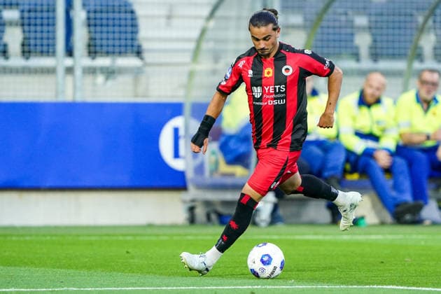 2026-08-07 SC Cambuur v Excelsior LEEUWARDEN, NETHERLANDS - AUGUST 7: Irakli Yegoian of Excelsior Rotterdam during the VriendenLoterij Eredivisie match between SC Cambuur and Excelsior at Kooi Stadion on August 7, 2026 in Leeuwarden, Netherlands. Leeuwarden Kooi Stadion Netherlands Content not available for redistribution in The Netherlands directly or indirectly through any third parties. Copyright: xAndrexWeeningx