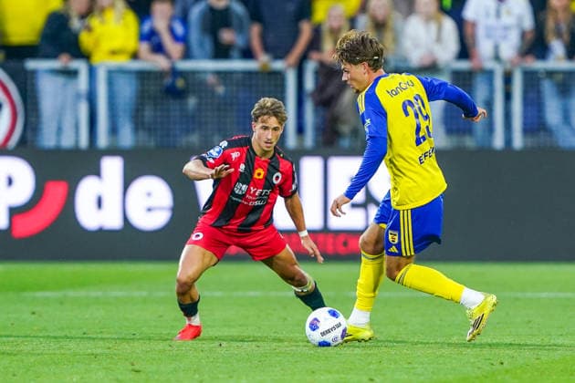 2026-08-07 SC Cambuur v Excelsior LEEUWARDEN, NETHERLANDS - AUGUST 7: Iwan Henstra of SC Cambuur during the VriendenLoterij Eredivisie match between SC Cambuur and Excelsior at Kooi Stadion on August 7, 2026 in Leeuwarden, Netherlands. Leeuwarden Kooi Stadion Netherlands Content not available for redistribution in The Netherlands directly or indirectly through any third parties. Copyright: xAndrexWeeningx