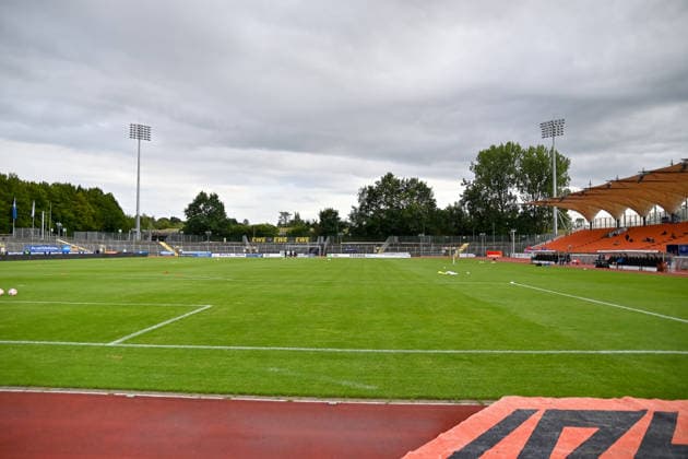Stadion am Marschweg, Oldenburg, Panorama VfB Oldenburg vs. SV Drochtersen Assel, Fussball, Regionalliga Nord, 2. Spieltag, Saison 2026 2027, 07.08.2026, VfB Oldenburg vs. SV Drochtersen Assel, Fussball, Regionalliga Nord, 2. Spieltag, Saison 2026 2027, 07.08.2026 Oldenburg Copyright: xEibner-Pressefoto RobertxGertzenx EP_RGN