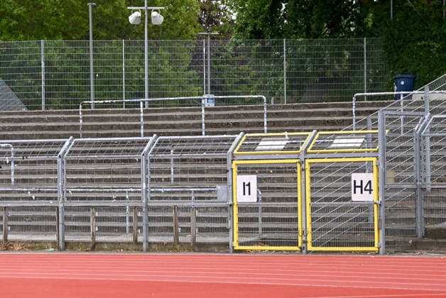 Stadion am Marschweg, Oldenburg, Detailansicht Stehplatzbereich VfB Oldenburg vs. SV Drochtersen Assel, Fussball, Regionalliga Nord, 2. Spieltag, Saison 2026 2027, 07.08.2026, VfB Oldenburg vs. SV Drochtersen Assel, Fussball, Regionalliga Nord, 2. Spieltag, Saison 2026 2027, 07.08.2026 Oldenburg Copyright: xEibner-Pressefoto RobertxGertzenx EP_RGN