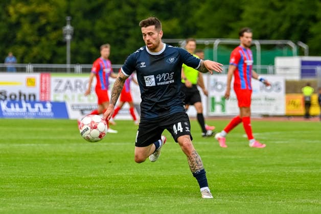 Nico Knystock (VfB Oldenburg, 44) VfB Oldenburg vs. SV Drochtersen Assel, Fussball, Regionalliga Nord, 2. Spieltag, Saison 2026 2027, 07.08.2026, VfB Oldenburg vs. SV Drochtersen Assel, Fussball, Regionalliga Nord, 2. Spieltag, Saison 2026 2027, 07.08.2026 Oldenburg Copyright: xEibner-Pressefoto RobertxGertzenx EP_RGN