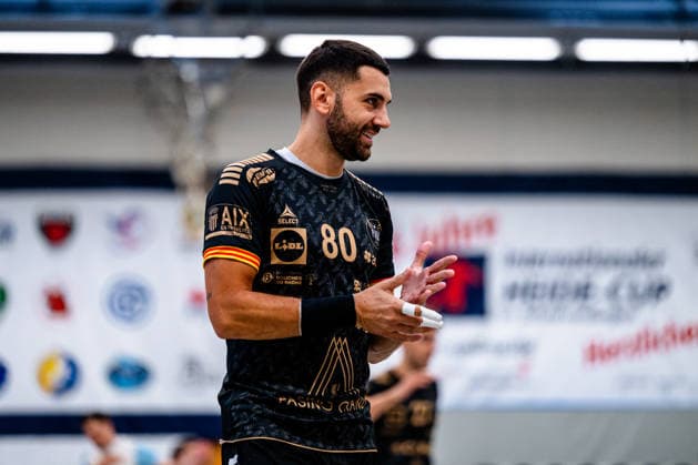 07.08.2026, xdobgx, Handball Heide-Cup 2026, VFL Gummersbach - Provence Aix v.l. Vanja Ilic (PAUC Handball, 80) Portrait, Portraet, Einzelbild Schneverdingen