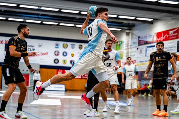 07.08.2026, xdobgx, Handball Heide-Cup 2026, VFL Gummersbach - Provence Aix v.l. Kay Smits (VfL Gummersbach, 31) beim Wurf, in action, throwing Schneverdingen