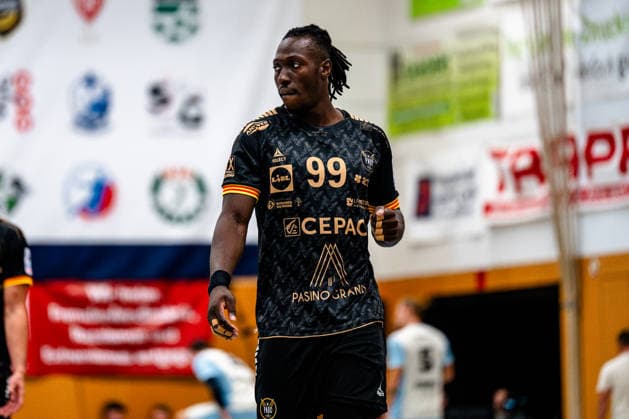07.08.2026, xdobgx, Handball Heide-Cup 2026, VFL Gummersbach - Provence Aix v.l. Mouhamadou Sidibe (PAUC Handball, 99) Portrait, Portraet, Einzelbild Schneverdingen