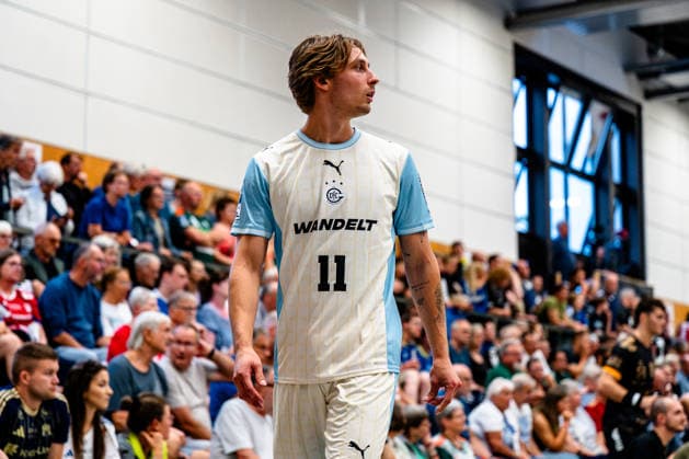 07.08.2026, xdobgx, Handball Heide-Cup 2026, VFL Gummersbach - Provence Aix v.l. Mathis Häseler (VfL Gummersbach, 11) Portrait, Portraet, Einzelbild Schneverdingen