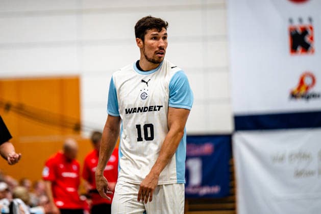 07.08.2026, xdobgx, Handball Heide-Cup 2026, VFL Gummersbach - Provence Aix v.l. Alex Dujshebaev (VfL Gummersbach, 10) Portrait, Portraet, Einzelbild Schneverdingen