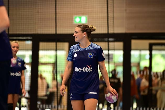 Handball I Frauen I Saison 2026-2027 I Testspiel I Buxtehuder SV - VfL Oldenburg I 07.08.2026 Nele Franz (21, Buxtehuder Sportverein) Buxtehude Halle Nord (Neu) Niedersachsen Deutschland Copyright: xLobeca FelixxWeißbergx