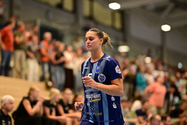 Handball I Frauen I Saison 2026-2027 I Testspiel I Buxtehuder SV - VfL Oldenburg I 07.08.2026 Maj Nielsen (5, Buxtehuder Sportverein) Buxtehude Halle Nord (Neu) Niedersachsen Deutschland Copyright: xLobeca FelixxWeißbergx