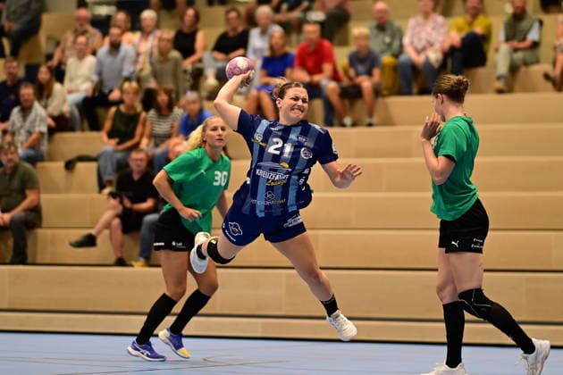 Handball I Frauen I Saison 2026-2027 I Testspiel I Buxtehuder SV - VfL Oldenburg I 07.08.2026 Nele Franz (21, Buxtehuder Sportverein) Buxtehude Halle Nord (Neu) Niedersachsen Deutschland Copyright: xLobeca FelixxWeißbergx