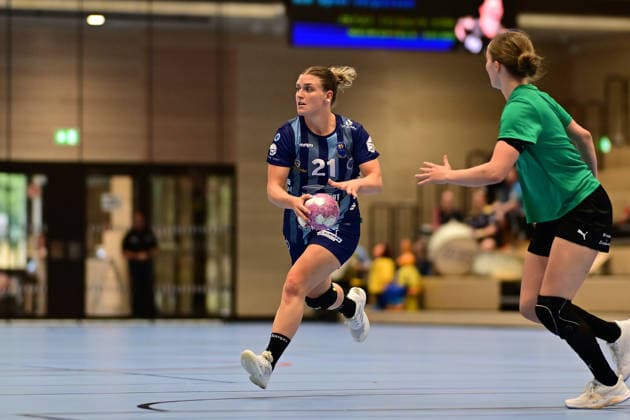Handball I Frauen I Saison 2026-2027 I Testspiel I Buxtehuder SV - VfL Oldenburg I 07.08.2026 Nele Franz (21, Buxtehuder Sportverein) Buxtehude Halle Nord (Neu) Niedersachsen Deutschland Copyright: xLobeca FelixxWeißbergx