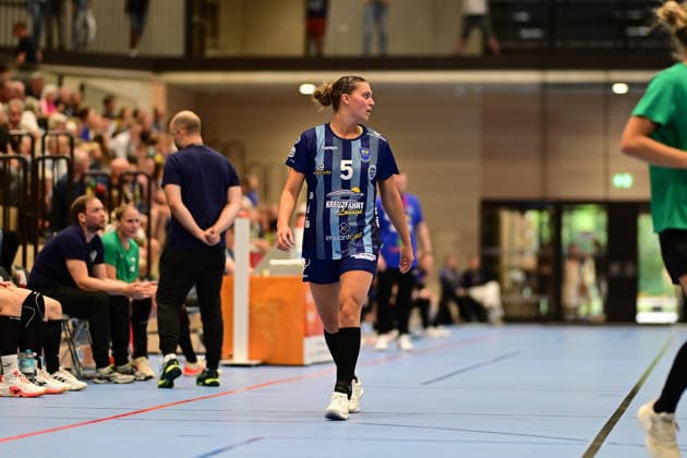 Handball I Frauen I Saison 2026-2027 I Testspiel I Buxtehuder SV - VfL Oldenburg I 07.08.2026 Maj Nielsen (5, Buxtehuder Sportverein) Buxtehude Halle Nord (Neu) Niedersachsen Deutschland Copyright: xLobeca FelixxWeißbergx