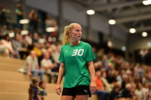 Handball I Frauen I Saison 2026-2027 I Testspiel I Buxtehuder SV - VfL Oldenburg I 07.08.2026 Jenny Behrend (30, VfL Oldenburg) Buxtehude Halle Nord (Neu) Niedersachsen Deutschland Copyright: xLobeca FelixxWeißbergx