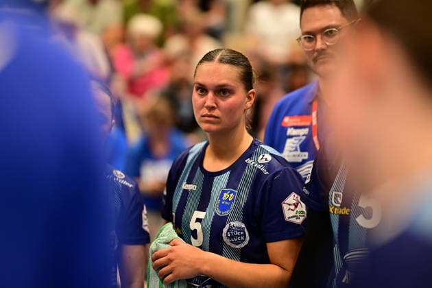 Handball I Frauen I Saison 2026-2027 I Testspiel I Buxtehuder SV - VfL Oldenburg I 07.08.2026 Maj Nielsen (5, Buxtehuder Sportverein) Buxtehude Halle Nord (Neu) Niedersachsen Deutschland Copyright: xLobeca FelixxWeißbergx