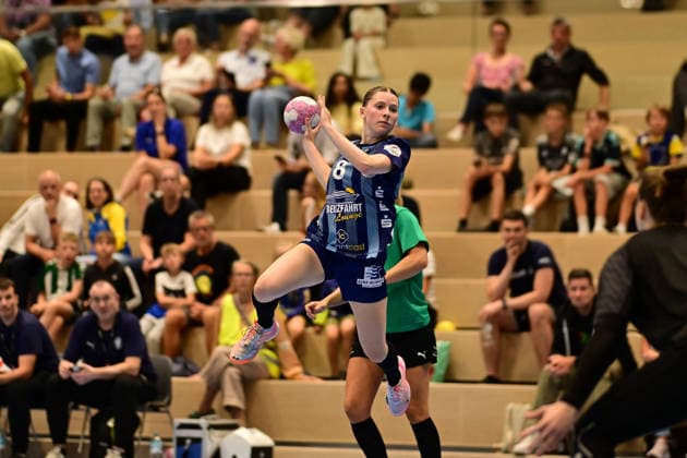 Handball I Frauen I Saison 2026-2027 I Testspiel I Buxtehuder SV - VfL Oldenburg I 07.08.2026 Lilli Frey (8, Buxtehuder Sportverein) Buxtehude Halle Nord (Neu) Niedersachsen Deutschland Copyright: xLobeca FelixxWeißbergx