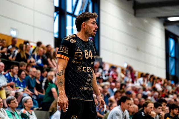 07.08.2026, xdobgx, Handball Heide-Cup 2026, VFL Gummersbach - Provence Aix v.l. Aymeric Zaepfel (PAUC Handball, 84) Portrait, Portraet, Einzelbild Schneverdingen