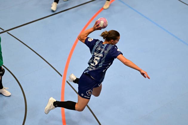 Handball I Frauen I Saison 2026-2027 I Testspiel I Buxtehuder SV - VfL Oldenburg I 07.08.2026 Maj Nielsen (5, Buxtehuder Sportverein) Buxtehude Halle Nord (Neu) Niedersachsen Deutschland Copyright: xLobeca FelixxWeißbergx