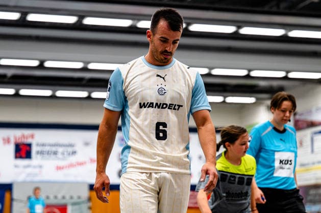 07.08.2026, xdobgx, Handball Heide-Cup 2026, VFL Gummersbach - Provence Aix v.l. MiloÅ¡ VujoviÄ‡ (VfL Gummersbach, 6) Portrait, Portraet, Einzelbild Schneverdingen