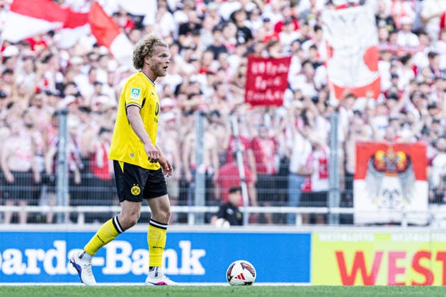 Regionalliga West: Borussia Dortmund II - 1.FC Köln II, 07.08.2026 Jesper Verlaat (Borussia Dortmund U23, 4) Regionalliga West: Borussia Dortmund II - 1.FC Köln II, Rote Erde, Dortmund; 07.08.2026 DFB regulations prohibit any use of photographs as image sequences and or quasi video. Copyright: xBEAUTIFULxSPORTS Buriakovx
