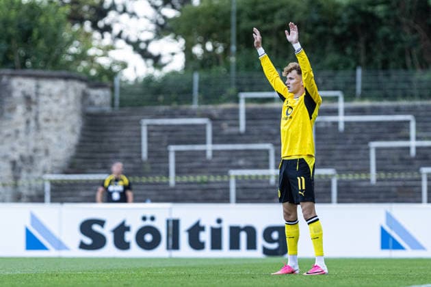 Regionalliga West: Borussia Dortmund II - 1.FC Köln II, 07.08.2026 Arne Wessels (Borussia Dortmund U23, 11) Regionalliga West: Borussia Dortmund II - 1.FC Köln II, Rote Erde, Dortmund; 07.08.2026 DFB regulations prohibit any use of photographs as image sequences and or quasi video. Copyright: xBEAUTIFULxSPORTS Buriakovx