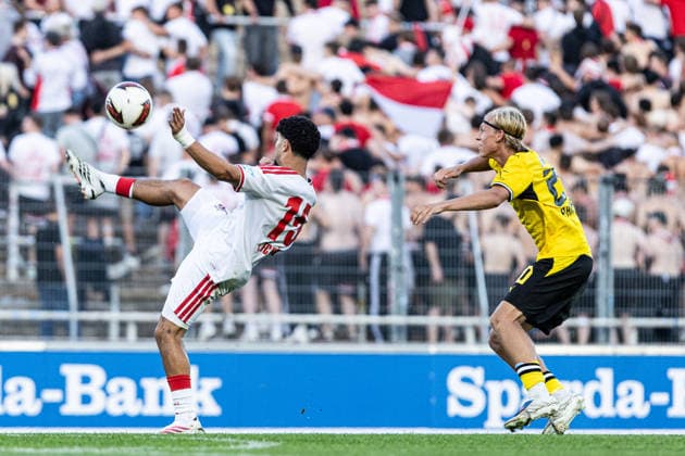 Regionalliga West: Borussia Dortmund II - 1.FC Köln II, 07.08.2026 Fayssal Harchaoui (1. FC Köln U23, 15) Regionalliga West: Borussia Dortmund II - 1.FC Köln II, Rote Erde, Dortmund; 07.08.2026 DFB regulations prohibit any use of photographs as image sequences and or quasi video. Copyright: xBEAUTIFULxSPORTS Buriakovx