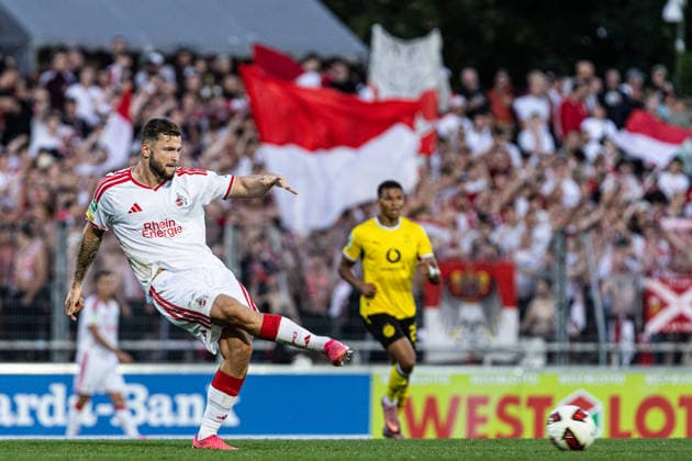 Regionalliga West: Borussia Dortmund II - 1.FC Köln II, 07.08.2026 Luis Magnus Stapelmann (1. FC Köln U23, 32) Regionalliga West: Borussia Dortmund II - 1.FC Köln II, Rote Erde, Dortmund; 07.08.2026 DFB regulations prohibit any use of photographs as image sequences and or quasi video. Copyright: xBEAUTIFULxSPORTS Buriakovx