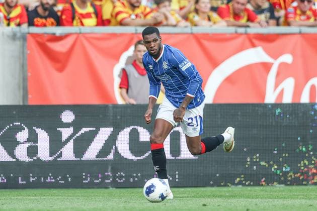 UEFA Europa League 2026 2027 match Jagiellonia Bialystok and Rangers FC in Bialystok, Poland - 06 Aug 2026 Dujon Sterling of Rangers FC seen in action during the UEFA Europa League 2026 2027 match between Jagiellonia Bialystok and Rangers FC at Chorten Arena (Bialystok). Final score; Jagiellonia Bialystok 2:1 Rangers FC. UEFA Europa League 2026 2027 match between Jagiellonia Bialystok and Rangers FC Bialystok Poland Copyright: xGrzegorzxWajdax xSOPAxImagesx Grzegorz-Wajda-1441232