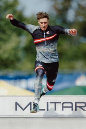 VARIOUS SPORTS - World Championship, WM, Weltmeisterschaft 2026 WIENER NEUSTADT,AUSTRIA,08.AUG.26 - VARIOUS SPORTS - CISM World Championship 2026, military pentathlon. Image shows Dominik Poberschnigg (AUT).  GEPAxpictures xAlexanderxSolc