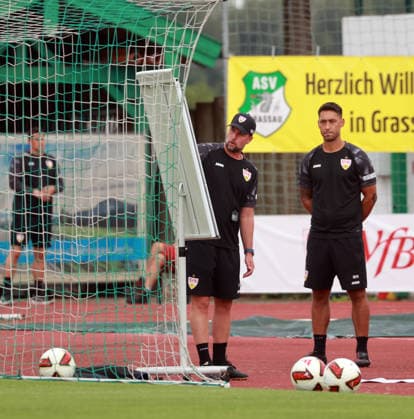 07.08.26 VfB Stuttgart Trainingslager Grassau Chiemsee 2026 Deutschland, Grassau, 07.08.2026, Fussball, Bundesliga, Saison 2026 2027, VfB Stuttgart, Trainingslager Grassau Chiemsee 2026: Sebastian Hoeneß (Trainer).