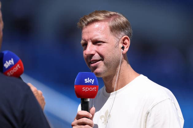 08.08.2026, Fussball 2. Bundesliga, SV Darmstadt 98 - Holstein Kiel, v.l., Trainer Florian Kohfeldt (SV Darmstadt 98) im Sky-Interview DFL DFB REGULATIONS PROHIBIT ANY USE OF PHOTOGRAPHS AS IMAGE SEQUENCES AND OR QUASI-VIDEO. xdcx Copyright: HMBxMedia Claus