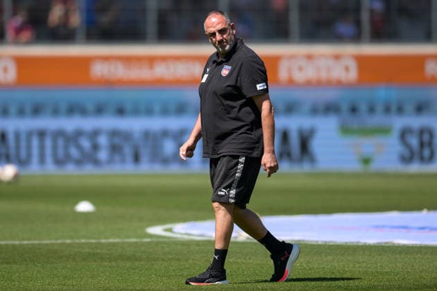 Fußball, 2. Bundesliga, 20260808, 1. FC Heidenheim - VfL Osnabrück. Im Bild Trainer Heidenheim Frank SCHMIDT. Heidenheim Voith-Arena Baden-Württemberg Deutschland Copyright: Passion2Press MarkusxFischerx
