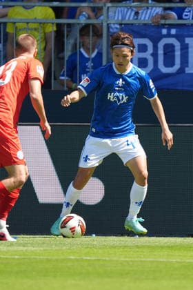 Yosuke Furukawa (SV Darmstadt 98) - 08.08.2026 2. Bundesliga, Saison 26 27: SV Darmstadt 98 vs. Holstein Kiel, Stadion am Boellenfalltor, 1. Spieltag, emonline, emspor,