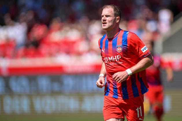 Fußball, 2. Bundesliga, 20260808, 1. FC Heidenheim - VfL Osnabrück. Im Bild Budu ZIVZIVADZE (Heidenheim, 11) Portrait, Oberkörper halbe Figur angeschnittenes Einzelmotiv. Heidenheim Voith-Arena Baden-Württemberg Deutschland Copyright: Passion2Press MarkusxFischerx