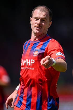 Fußball, 2. Bundesliga, 20260808, 1. FC Heidenheim - VfL Osnabrück. Im Bild aberkanntes, Tor 2:0 Torschütze, Budu ZIVZIVADZE (Heidenheim, 11). Heidenheim Voith-Arena Baden-Württemberg Deutschland Copyright: Passion2Press MarkusxFischerx